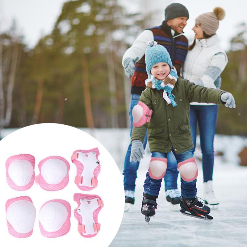 

Kid's Knee Pads Elbow Pads Wrist Guards for Skateboarding Cycling Skating Roller Blading Protective Gear (S,)1, Yellow