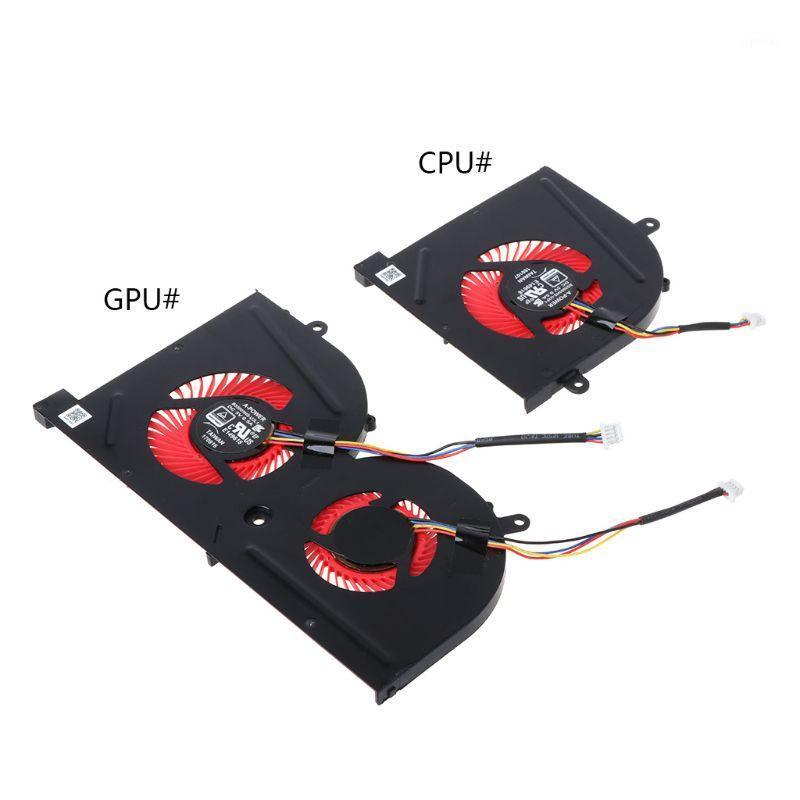 

Laptop GPU CPU Cooling Fan for MSI GS63 GS63 GS73 GS73 MS-17B1 Stealth Pro CPU BS5005HS-U2F1 GPU BS5005HS-U2L1 Cooler N1HD1