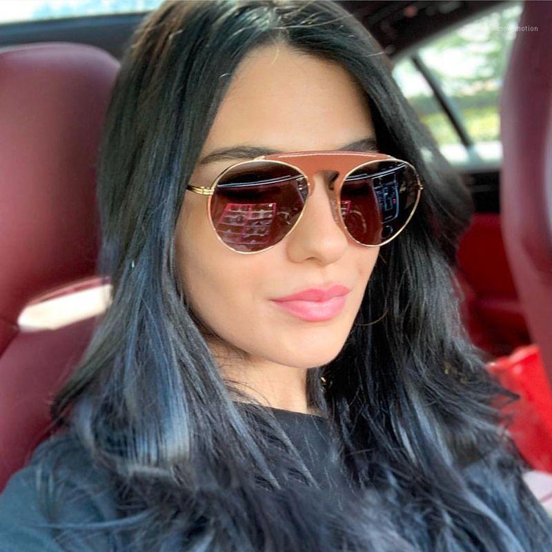 

Quality Oversized Sunglasses Women Brand Design Trendy Square Sun Glasses Female Men One Piece Shield Eyewear UV400 FML1