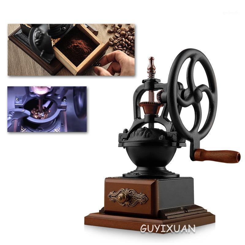 

Metal gear retro hand grinder, commercial household coffee grinder, manual coffee machine, household grinder1