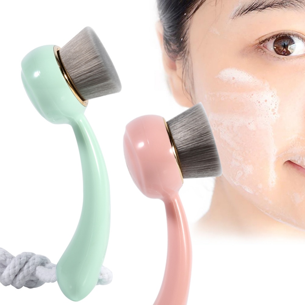 

Cosmetics Brushes 2Colors Face Brush Bamboo Charcoal Fiber Pore Facial Deep Cleansing Wash Cleanser Beauty Tool Professional