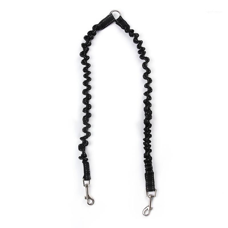 

Splitter Safety Training Puppy Elastic Double Dog Soft Nylon Pet Walking Harness Leading Leash Durable1
