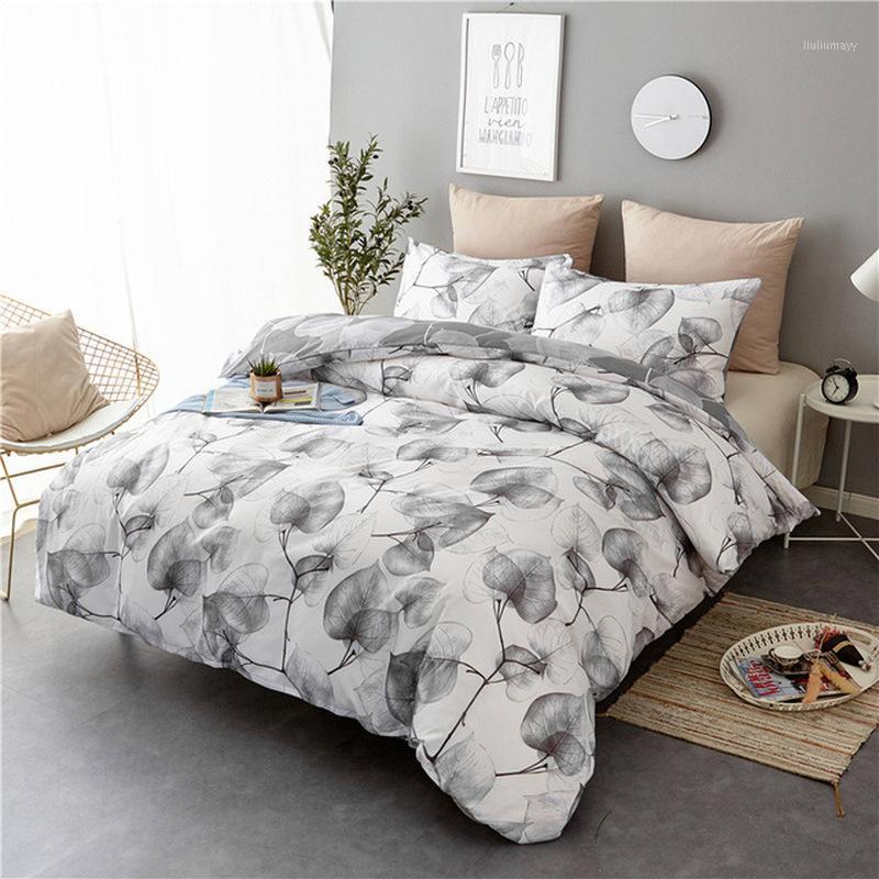 

Home Bedding Set Plant Flower Bed Sheet Linen Bedclothes 2/3pcs Sets Linens Include Pillowcases Cover Comfortable Bedclothes1, 02