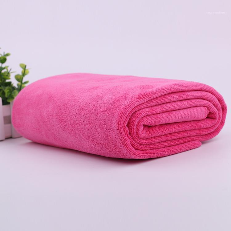 

High Quality Solid Color Towel 100% Microfiber Fabric Bath Towel Shower Spa Toallas Beach 70x140cm 500g YJ091, 01