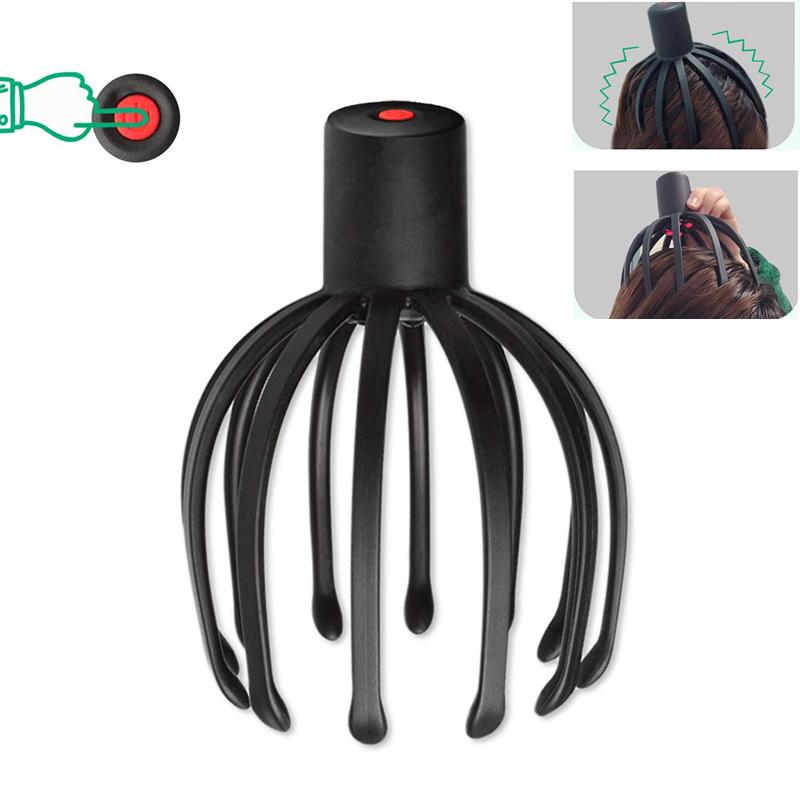 

Scalp Massager,Electric Scalp Massager with 2 Vibration Modes and Auto-Off Function, Hands-Free USB Rechargeable Head Massager