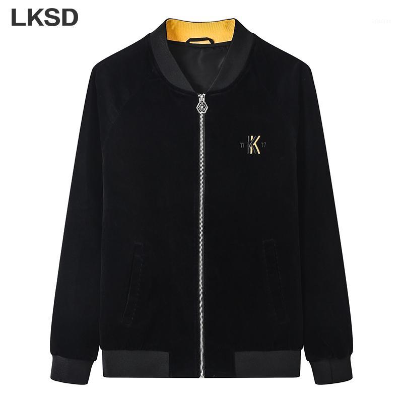 

LDSD Autumn Men' Jacket Fashion Embroidery Spliced Stand Collar Men Coat New Causal Loose Men Jacket Tops T1607900861, Black