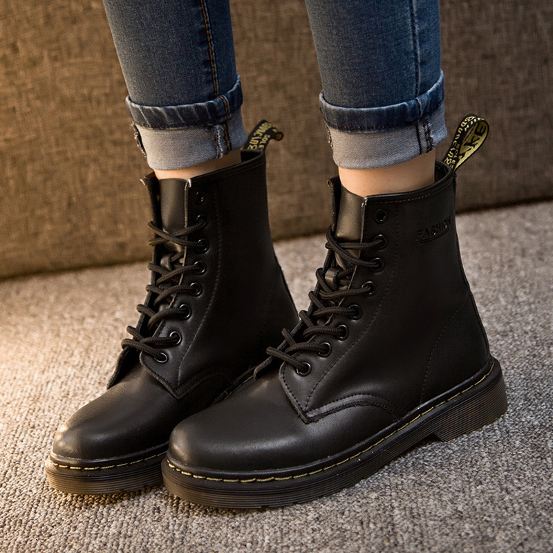 

Woman Genuine Leather Luxury Designer Flats Femmes Cowboy Boots Ladies Goth Shoes Botas Bot Keat, Drm1460 926 plush b