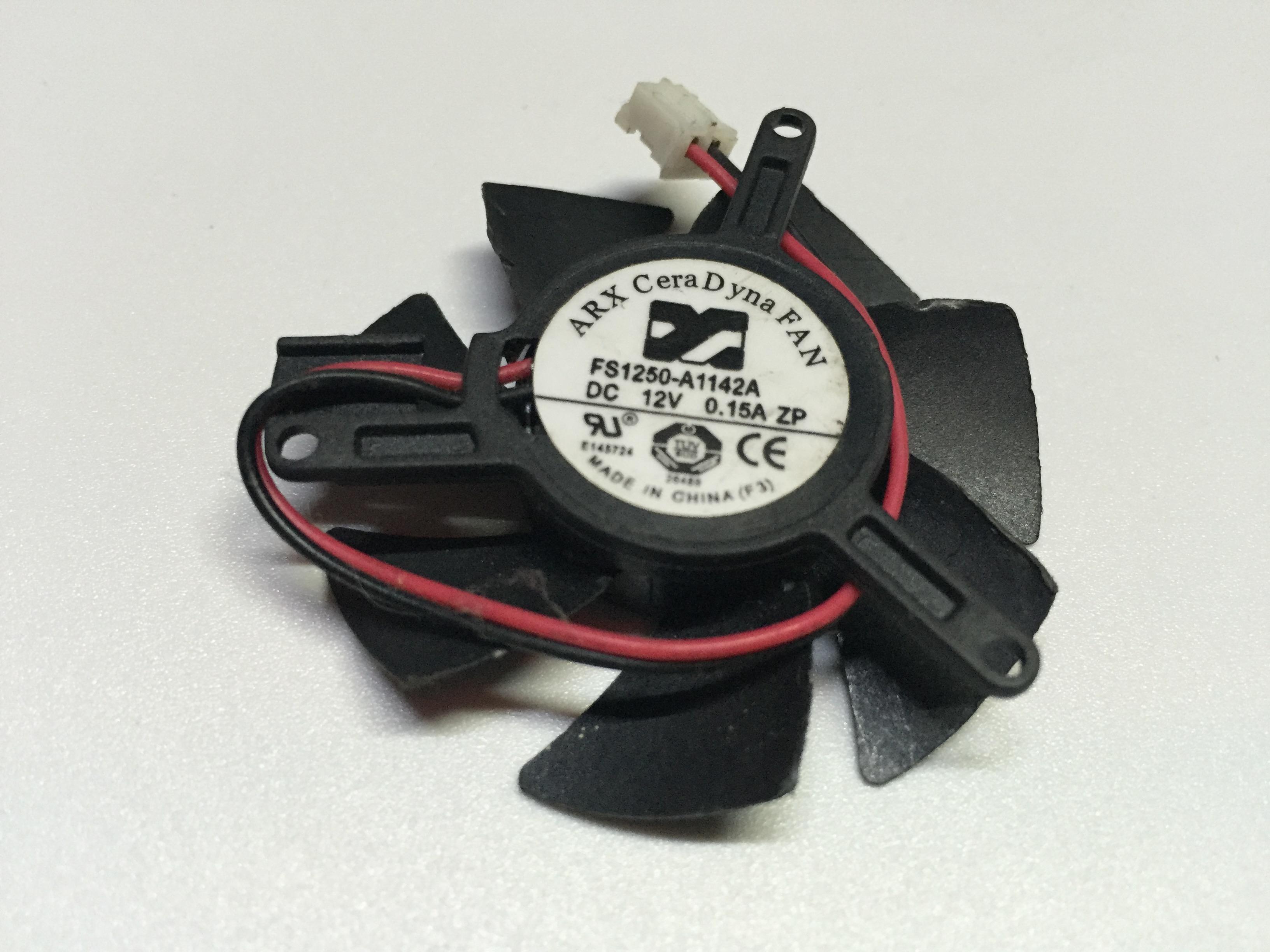 

For ARX FS1250-A1042A DC 12V 0.19A 2-Wire Server Round Fan