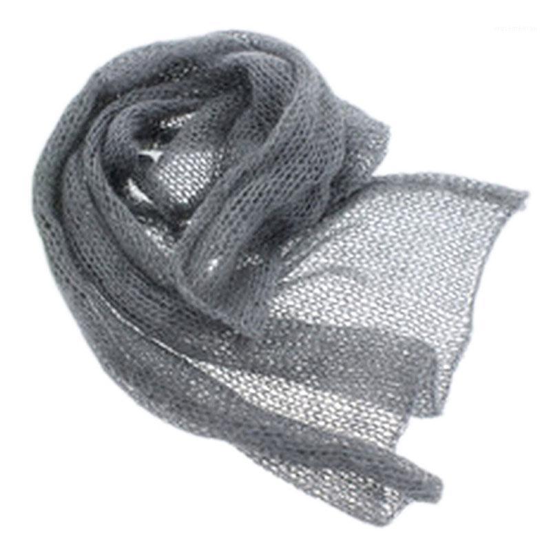 

Baby Fabric Mohair Wrap Blankets Baby Photography Accessories Gray1, Gray