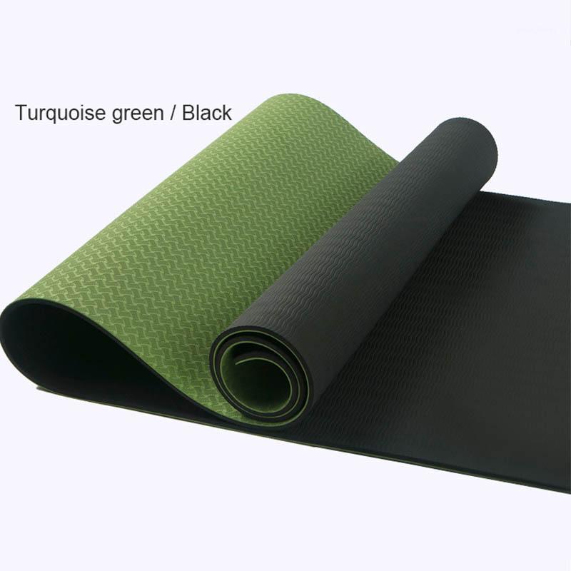 

183*61*0.6cm Non-Slip Profession Yoga Mat Sport Gym Soft Pilates Mats Foldable for Body Building Fitness Exercises Equipment1, Purple