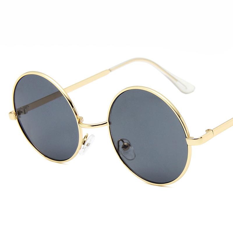 

Classic vintage round frame sunglasses women dazzling ocean film sunglasses men fashion personality wild glasses women