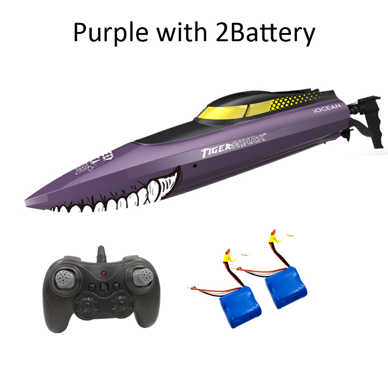 

CYMARC RC Boat 2.4Ghz High Speed Electric Radio Control Boat Vehicle Models Toy Ship 25km/h Boat Toys for Children, Red