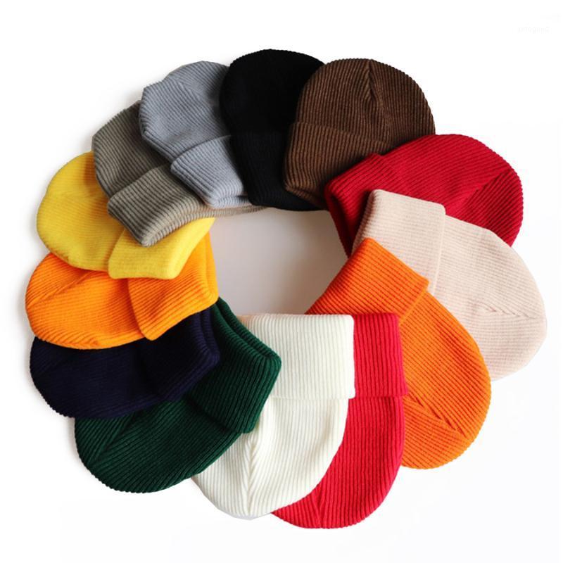

Beanie/Skull Caps Candy Colors Winter Hat Women Knitted Warm Soft Trendy Kpop Style Wool Beanie Elegant All-match Ski1, 10