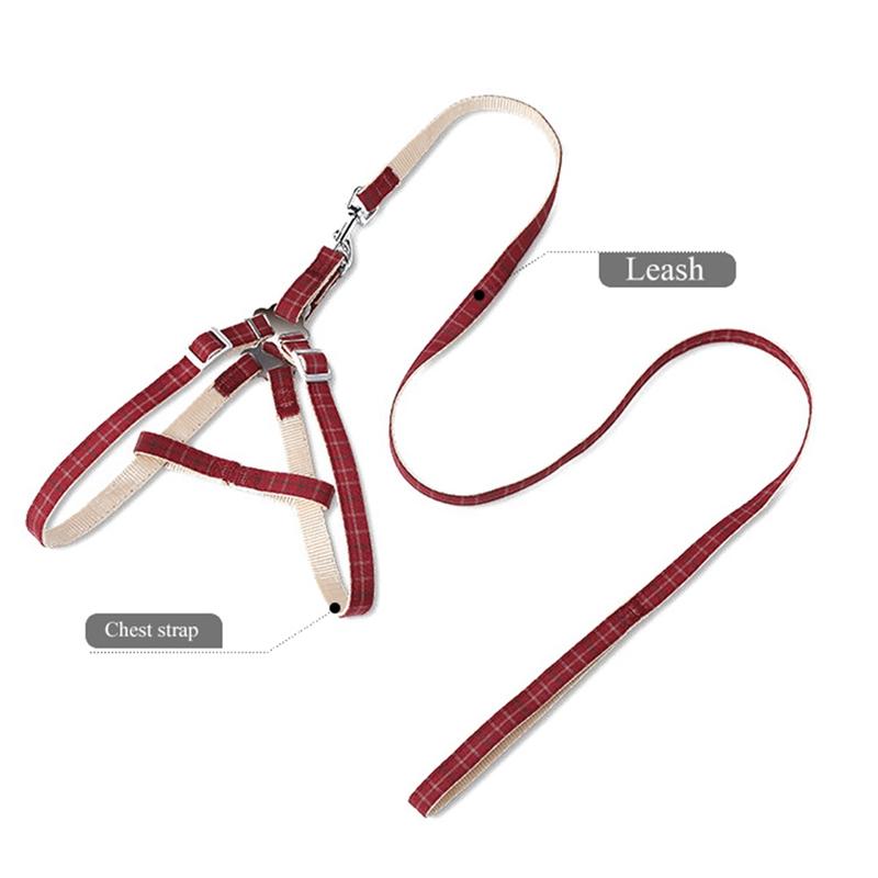 

Dog Cat Harness Leash Adjustable Harness Vest Leash Collar Puppy Small Pet Outdoor Walking Chihuahua Dog Supplies Hot