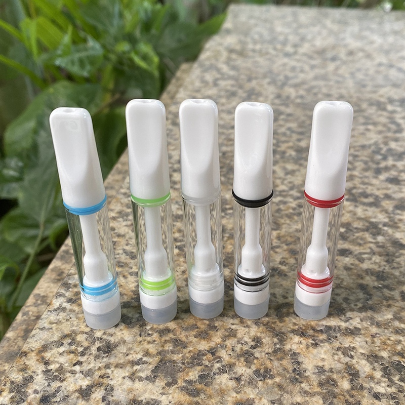 

vape cart 510 thread full ceramic cartridge with 1.4ohm resistance 1ml capacity atomizer tank