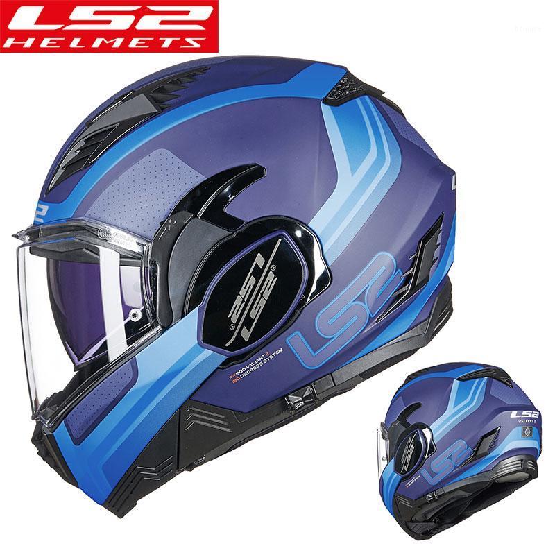 

LS2 FF900 Valiant II KPA Shell 180 Degrees Flip Up Motorcycle Helmet With Anti-fog Patch Holes Men Women Casco Moto Casque1