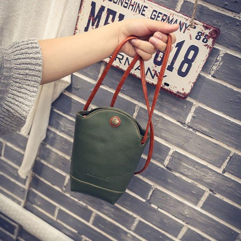 

Kettle bag bucket mobile phone bag shoulder straddle women's