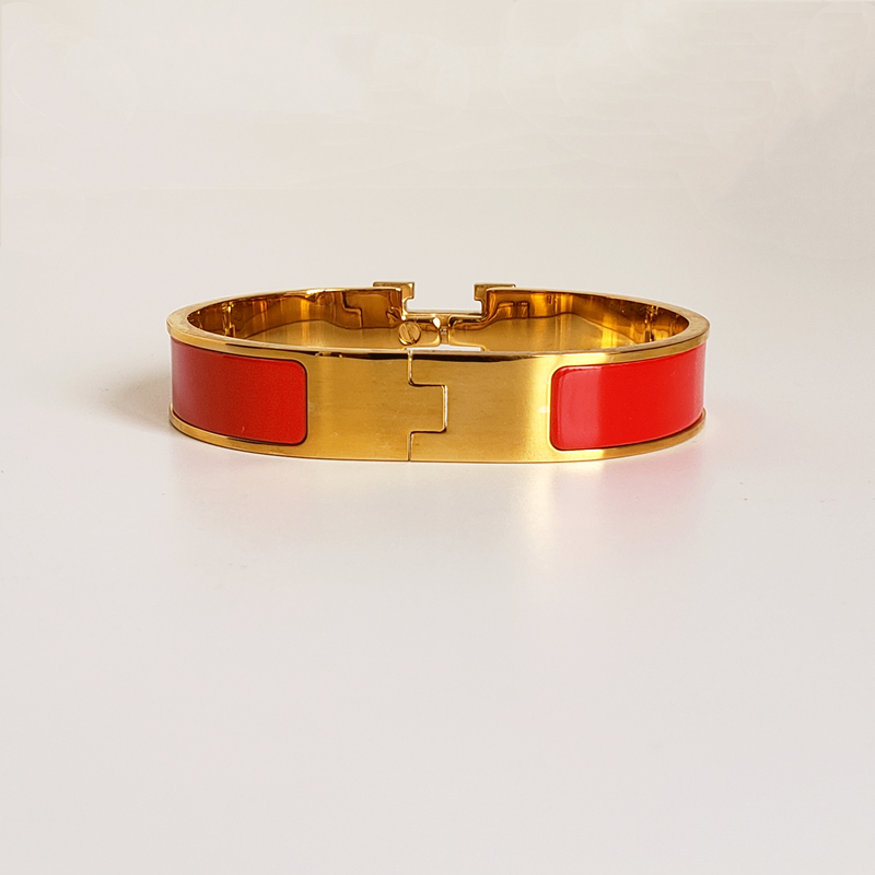 High Quality Designer Design Bangle Stainless Steel Gold Buckle Bracelet Fashion Jewelry Men and Women Bracelets