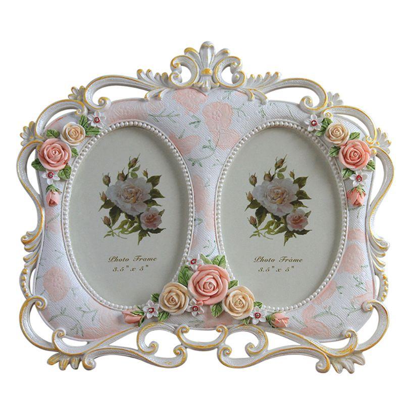 

Classic Photo Frame European-Style Quality Resin Wedding Party Home Desktop X4YD
