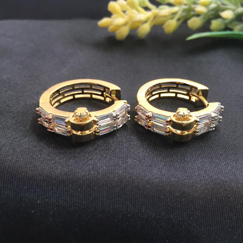 

Lanyika Fashion Jewelry Exquisite Shiny Stylish distinctive Tower Micro Plated Party Earrings Anniversary Daily Best Gift1