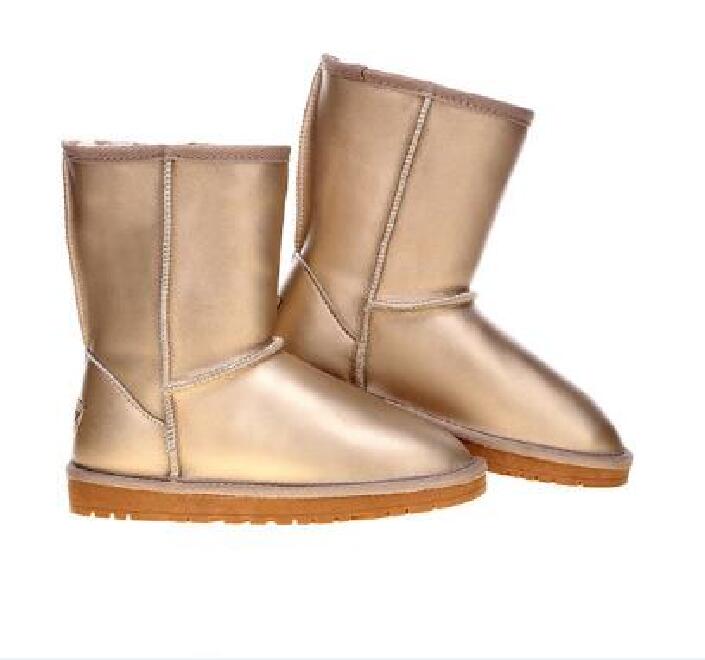 

HOT SELL AUSTRALIA CLASSIC DESIGN SNOW WARM BOOTS 582501 WOMEN'S Short colorful leather noodles SNOW BOOTS SIZE US5-11 FREE SHIPPINNG, With original u logo choose like photo