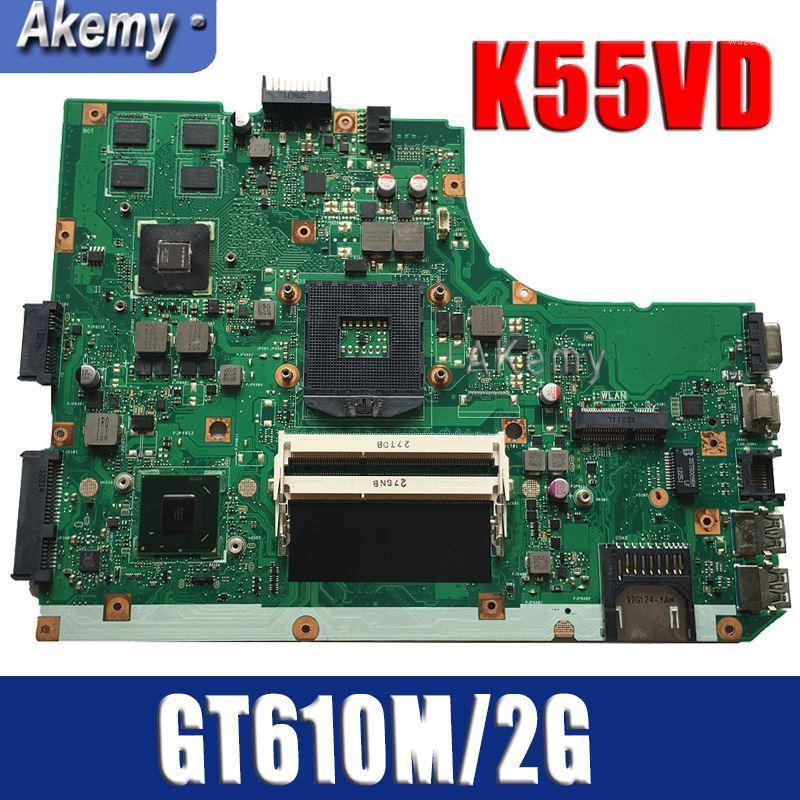 

Amazoon K55VD Laptop motherboard For Asus K55VD K55A A55VD F55VD K55V K55 Test original mainboard Support for CPU1