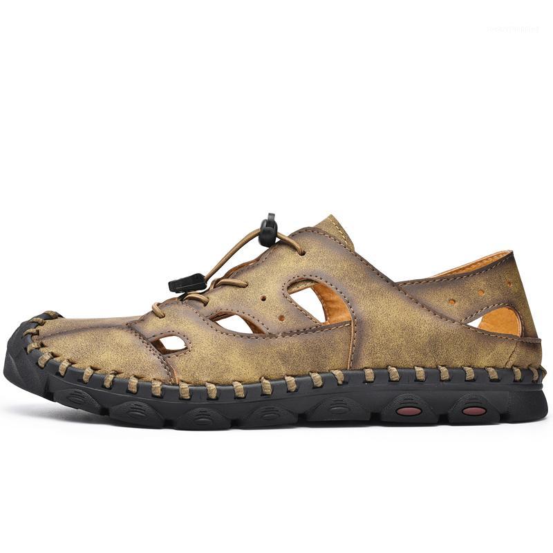 

for men beach shoes trekking work summer sandal 2020 rubber size roman mens casual sandel sport sports mens sandals male big1, Black