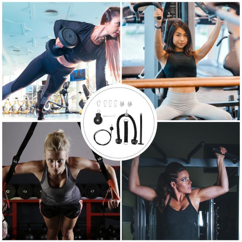 

1 Set Fitness Equipment Arm Strength Trainer Home DIY Heavy-duty Pulley System1