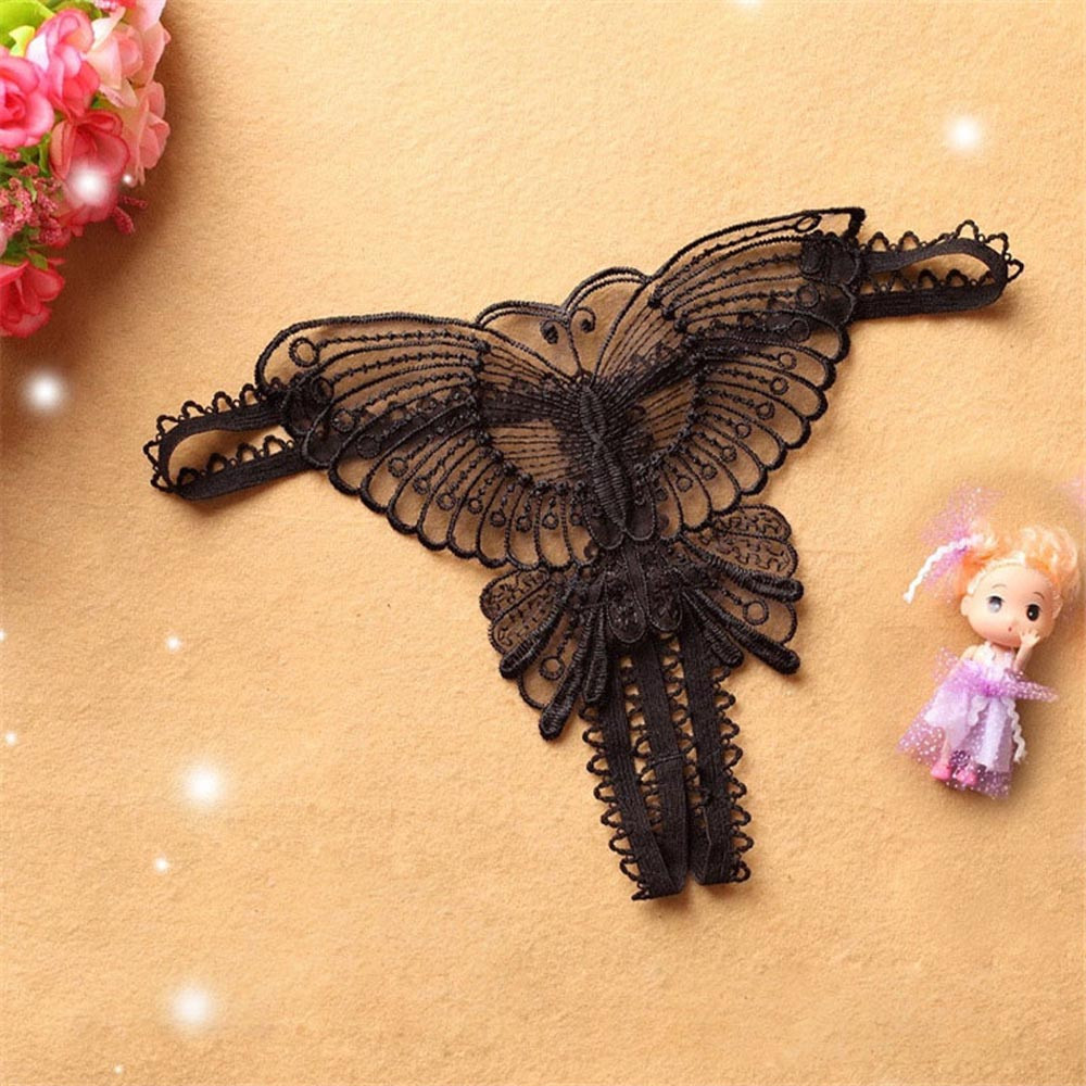

top selling product in 2020 Butterfly Lace Micro Women Open Thongs G Strings Transparent Underwear Wholesale and Dropshipping