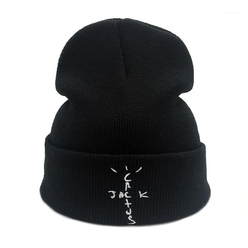 

jack cactus Beanie Travis Sco100%Acrylic Embroidery Winter Hat Knitted Hat Skullies Beanies Hip Hop Knit Caps1