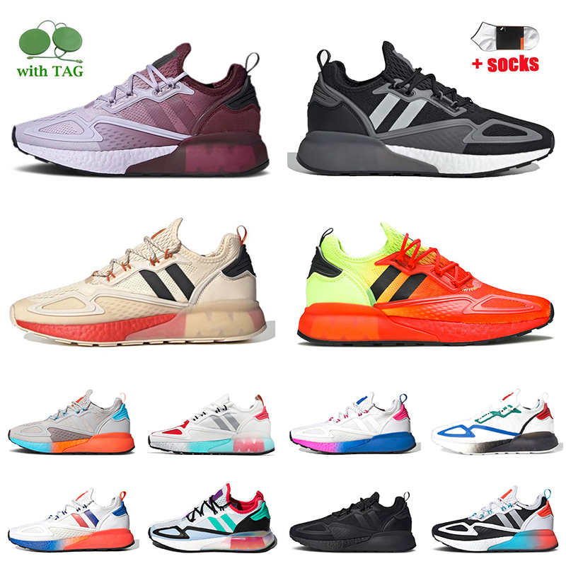 

Solar Runner Shoe Adds ZX 2K 4D High Quality Spring Jogging Trainers Yellow Red Black Grey Cloud White Gradient Fade Mars Hazy Rose Mens Women Outdoor Sneakers, D21 39-45
