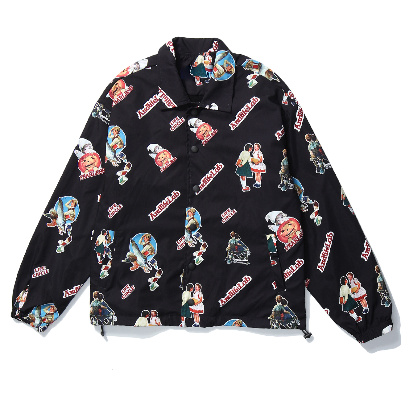 

2021 New Hip Hop Cartoon Character Print Jackets Men Streetwear Cotton Harajuku Coat Autumn Casual Japanese Jacket Windbreaker Black Wl3t, Blue