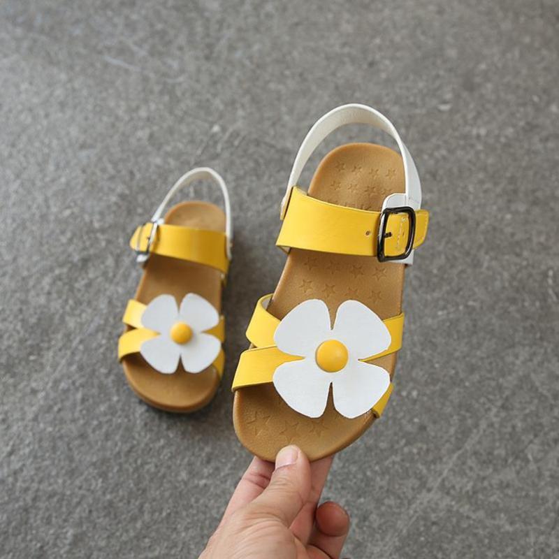 

Children's shoes summer fashion cute young children's shoes sandals fashion flower girl baby girl sandals, Pink
