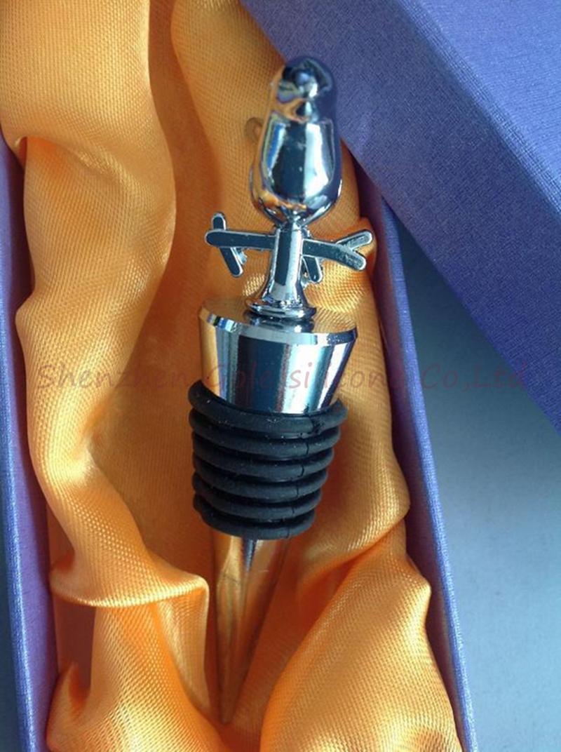 

100pcs Hot sell european style love bird sharp Red Wine Bottle Stopper Champagne stopper for Wedding Party favor decor Gift