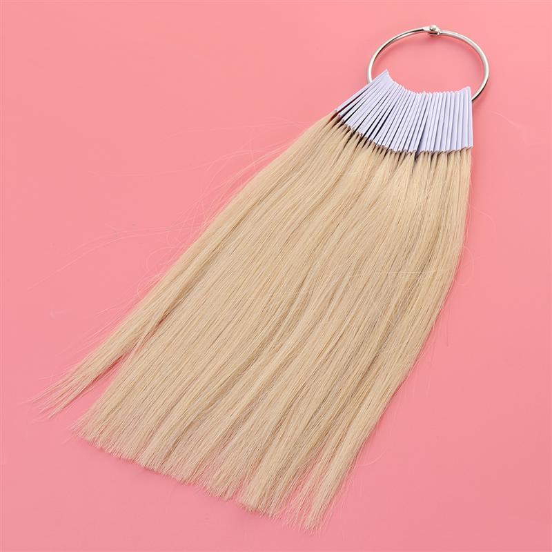 

2021 fashion 30pcs Hair Color Rings Human Hair Swatches Testing Color Samples (3 Degree Color) new