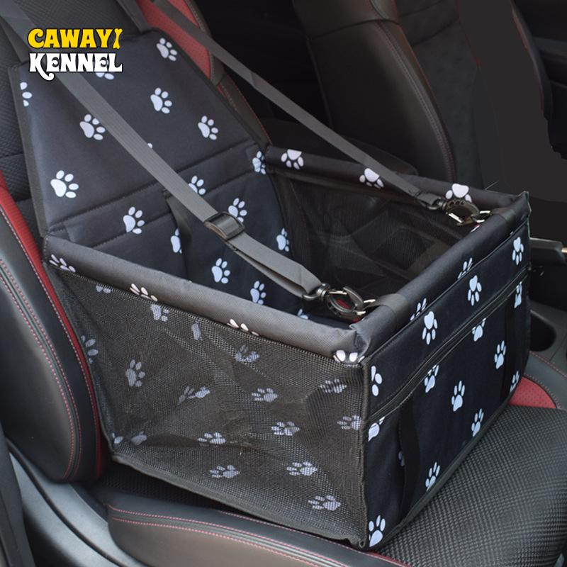 

CAWAYI KENNEL Travel Dog Car Seat Cover Folding Hammock Pet Carriers Bag Carrying For Cats Dogs transportin perro autostoel hond