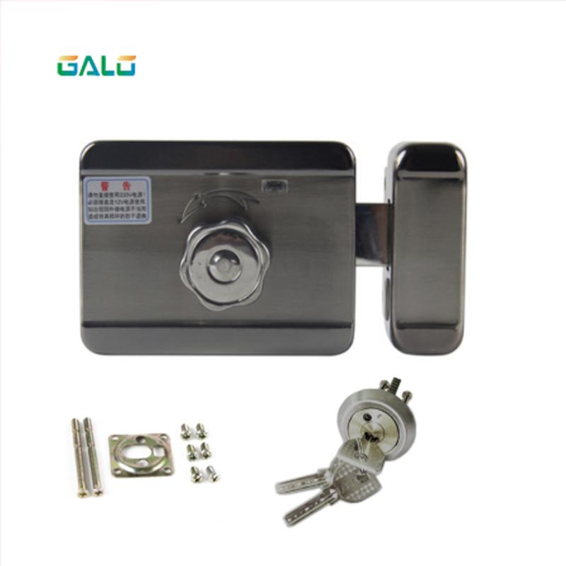 

High-end single/double access control system electronic integrated RFID electric door lock and RFID reader