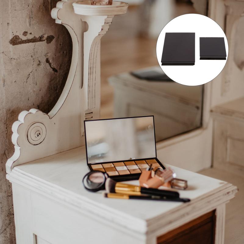 

2pcs Empty Magnetic Eyeshadow Box Square Eyeshadow Organizer Subpackaging Case