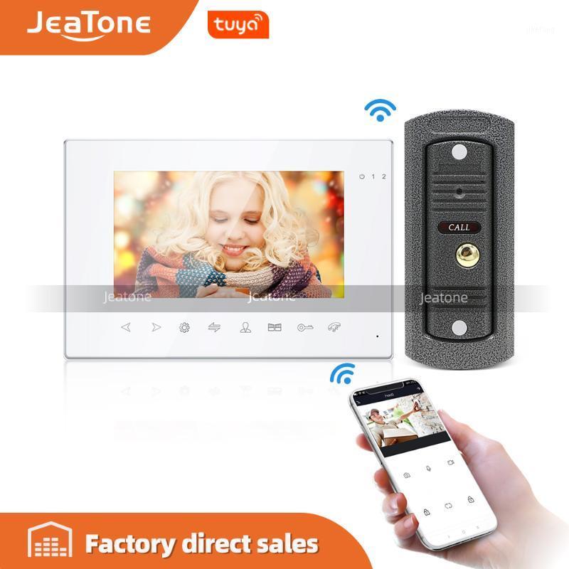 

JeaTone 7" Tuya Wifi Monitor Video Door Phone Video Intercom, with Multi-language, Support Remote Phone Control, Motion Detect1