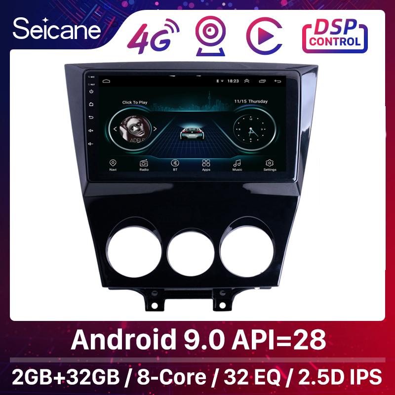

Seicane Android 9.1 9 inch for 2003-2010 RX8 Radio GPS Navigation System with Bluetooth support Carplay Backup camera car dvd