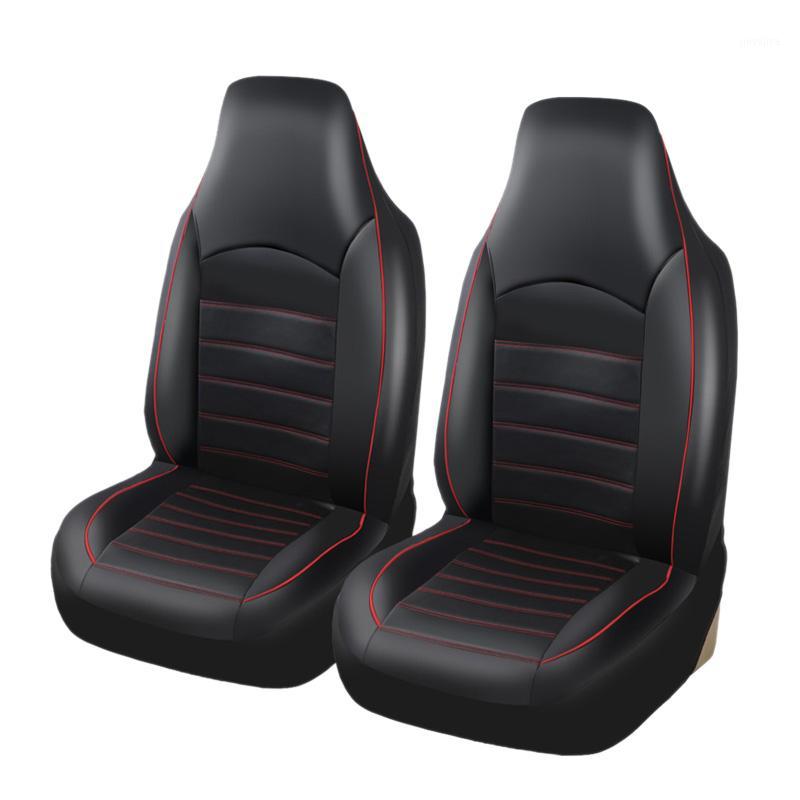 

Car Universal Front Seat Cover Fashion Style Leather Seat Interior Cover1