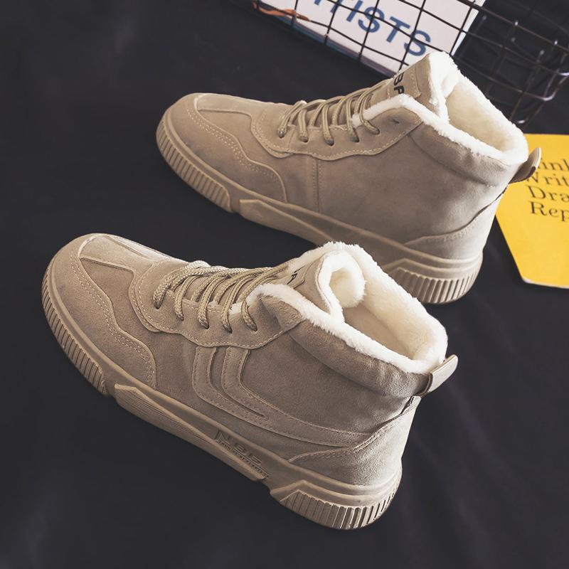 

In autumn and winter of 2020, the new high-top women's short boots and cashmere cotton shoes are versatile, K28 plush khat