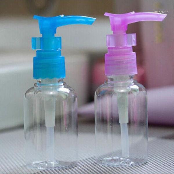 

1pc 50ml/75ml/100ml Pressed Type Lotion Liquid Bottle Dispenser Sample Vials Empty Plastic PET Clear Foaming Bottle Random Color1