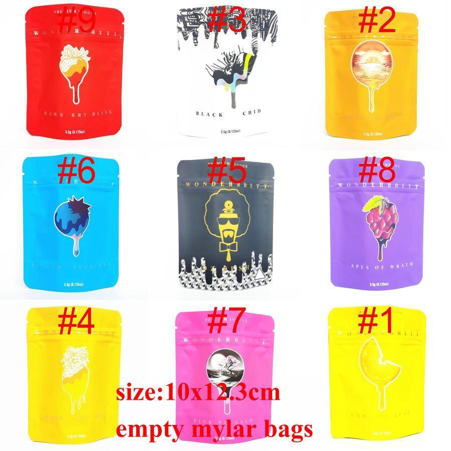 

Newest Wonderbrett Bags 3.5 Grams Soft Touch Skin Mylar Bags Oz Kush Black Orchid Childproof Smell Proof Bags Cookies Bag For Dry Her wmtNcv