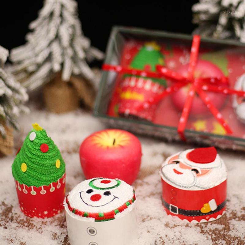 

1Box Unique Christmas Tree Snowman Santa Claus Towel for Festival Gifts Party Home Room Decor Supplies1