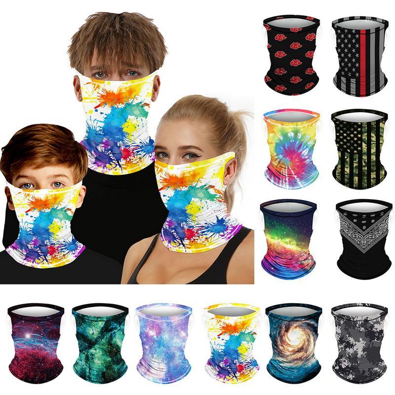 

Multifunctional Outdoor Headband Adult Neck Gaiter Scarves Hanging Ear Cover Face Scarf Children Breathable Windproof Sun Face1, Child4