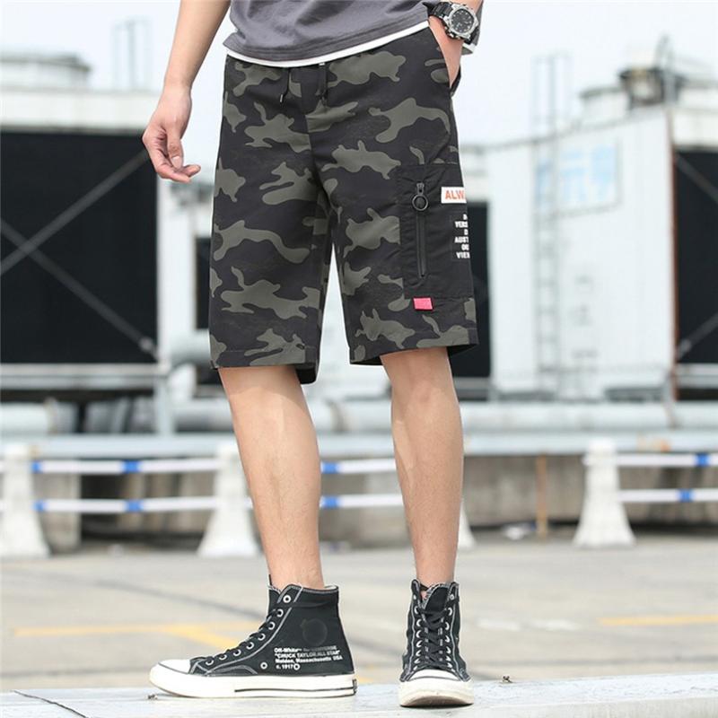 

New Fashion Men Summer Shorts Camouflage Casual Style Plus Size Fashion Fittings Shorts Comfortable Short Pant #Jun10 Wholesale, Green