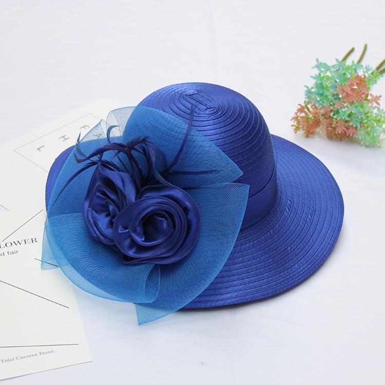 

MIARA.L summer new fashion flower net hat children sunscreen sunscreen sun shade cloth cap basin cap1, Type5