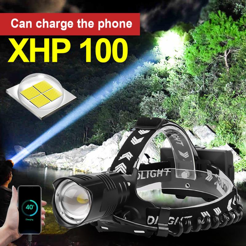 

Super XHP100 Led Headlight 18650 rechargeable Headlamp XHP90.2 Head Lamp Head Torch Xhp70.2 Fishing Lamp Torch