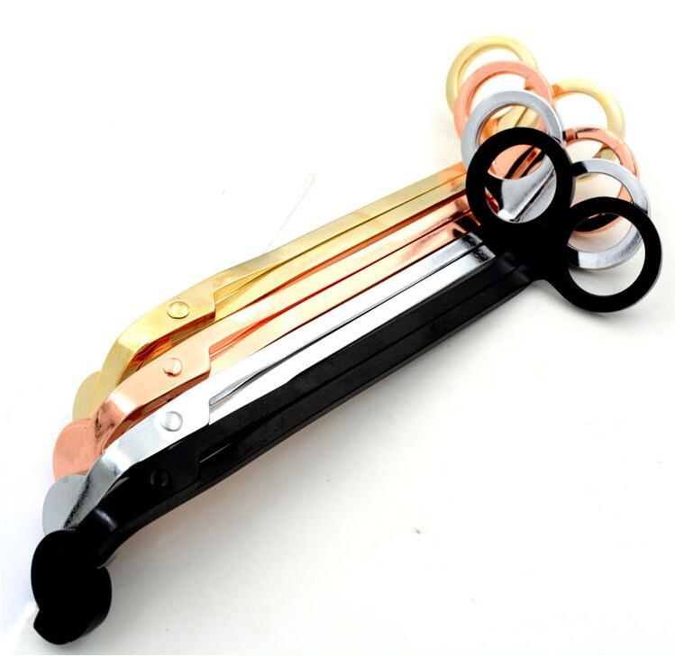 

Stainless Steel Snuffers Candle Wick Trimmer Rose Gold Candle Scissors Cutter Candle Wick Trimmer Oil Lamp Trim scissor Cutter GGE2076